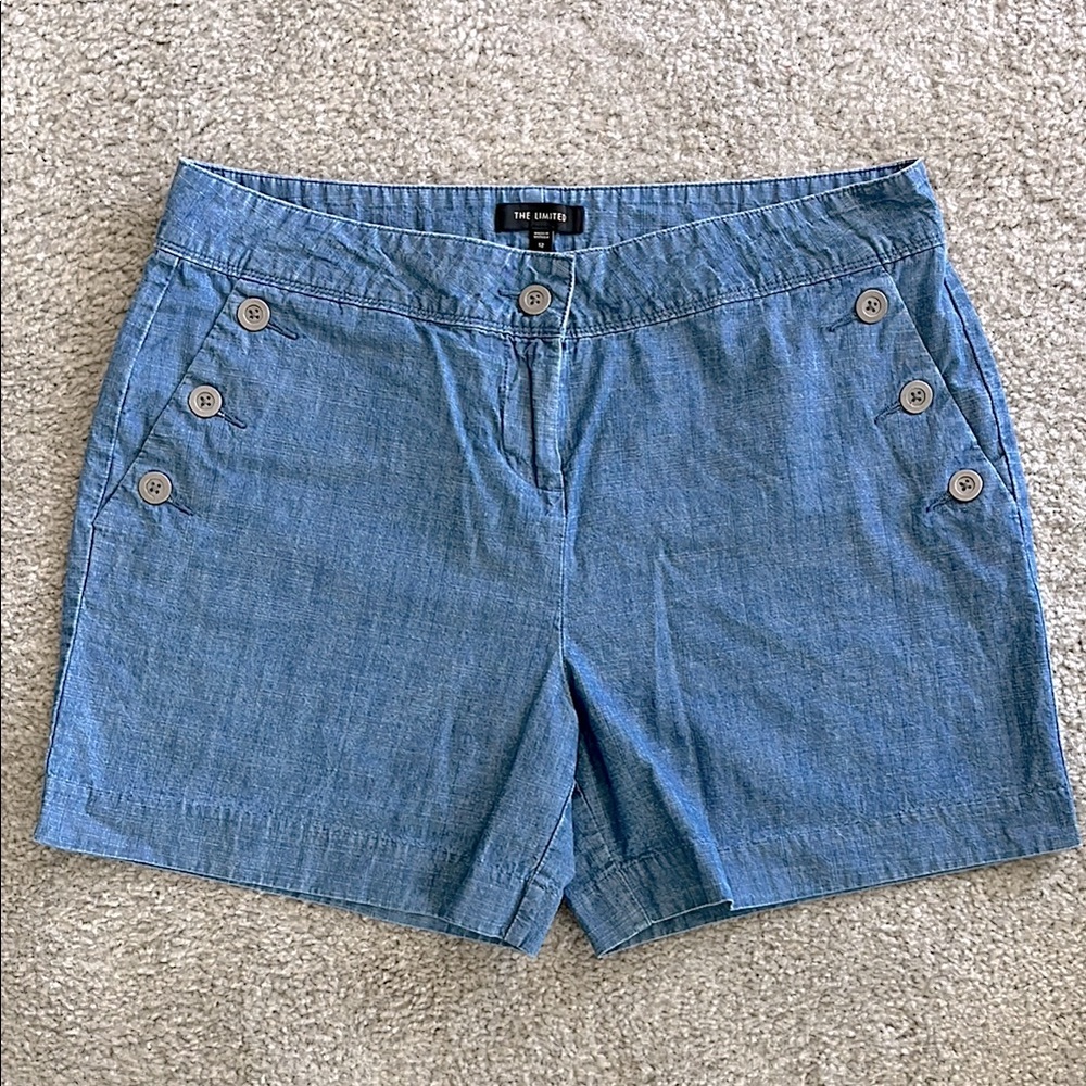 The Limited Blue Jean Shorts.Size:12. Gently Used.